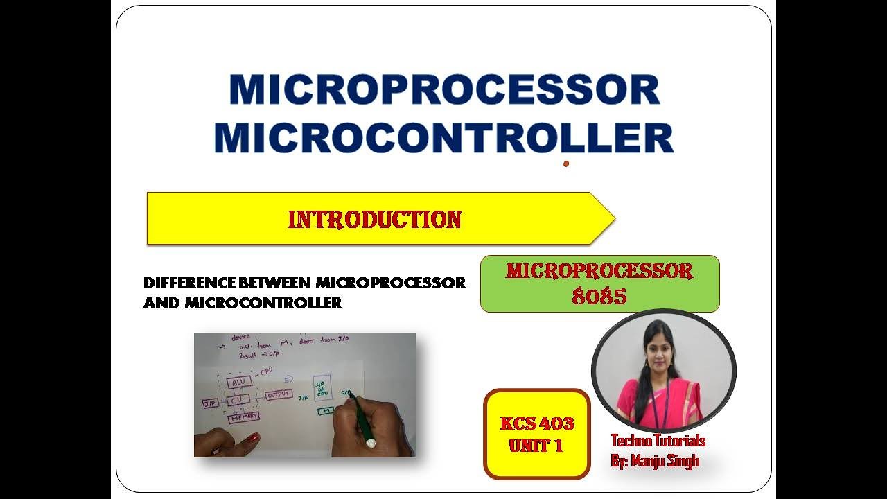 unit 1 L2 | Define Microprocessor & Microcontroller - YouTube