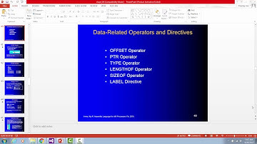 Data Related Operators