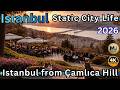 Real Istanbul at Çamlıca Hill | Fixed Camera Urban Observation | Sunset &amp; Iftar Time