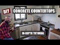 How to Make Concrete Countertops