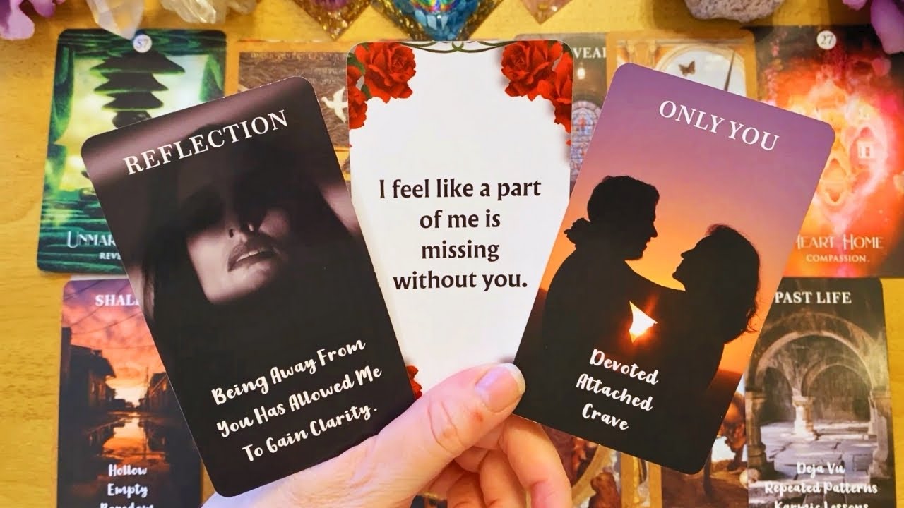 YOU ARE MY MISSING PIECE! I FEEL EMPTY WITHOUT YOU! 💔 COLLECTIVE LOVE READING 🌹