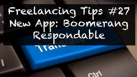 A New App for Email Management: Boomerang Respondable