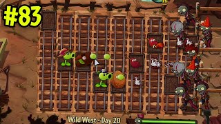 Wild West - Day 20 Pc Hardest Difficulty Plants Vs Zombies 2 Gardendless