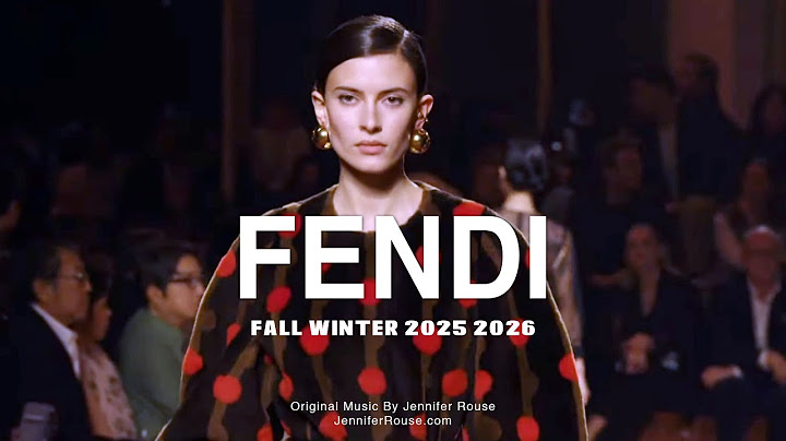 FENDI Women's and Men's Fall Winter 2025 2026 Milan Runway Show - Original Music By Jennifer Rouse