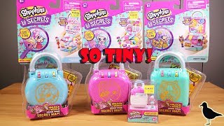 Shopkins Lil' Secrets Secret Lock Toy Unboxing! Pretty Paws So Sweet Candy more! | Birdew Reviews