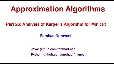 Part 26: Analysis of Karger