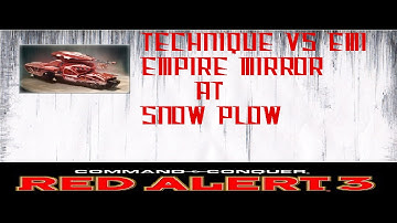Technique vs Eminence on Snow plow RED ALERT 3 1v1 automatch FULL HD 1080 P