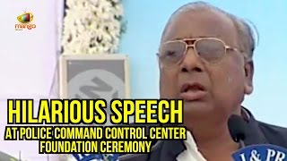V Hanumantha Rao Hilarious Speech At Police Command Control Center Foundation Ceremony