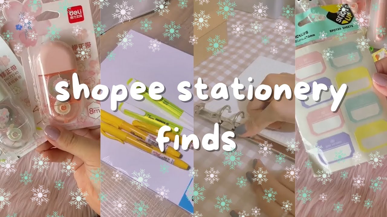 Shopee Stationery Finds 📒🖊️•  (Part 1)