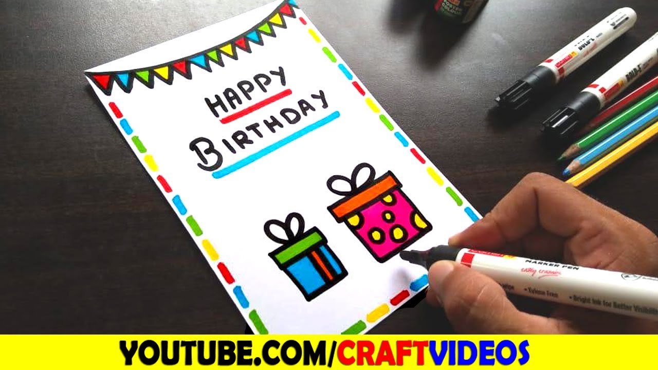 Cool Birthday Card Designs To Draw