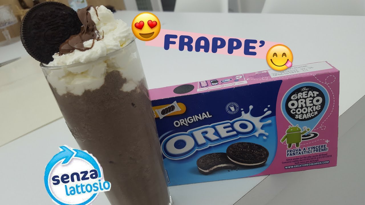 FRAPPè OREO SENZA LATTOSIO 🥛 E SENZA GELATO | che fine abbiamo fatto ...