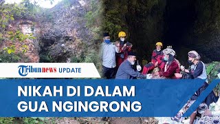 Acara Unik Nikah Bareng Digelar di Dalam Gua Ngingrong Wonosari: Ada Atraksi dari Mempelai Pria