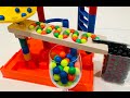 Marble Run Play No.23 marble run race glass! (HABA wave slope +Glass)