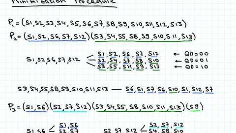 State Minimization, Part2