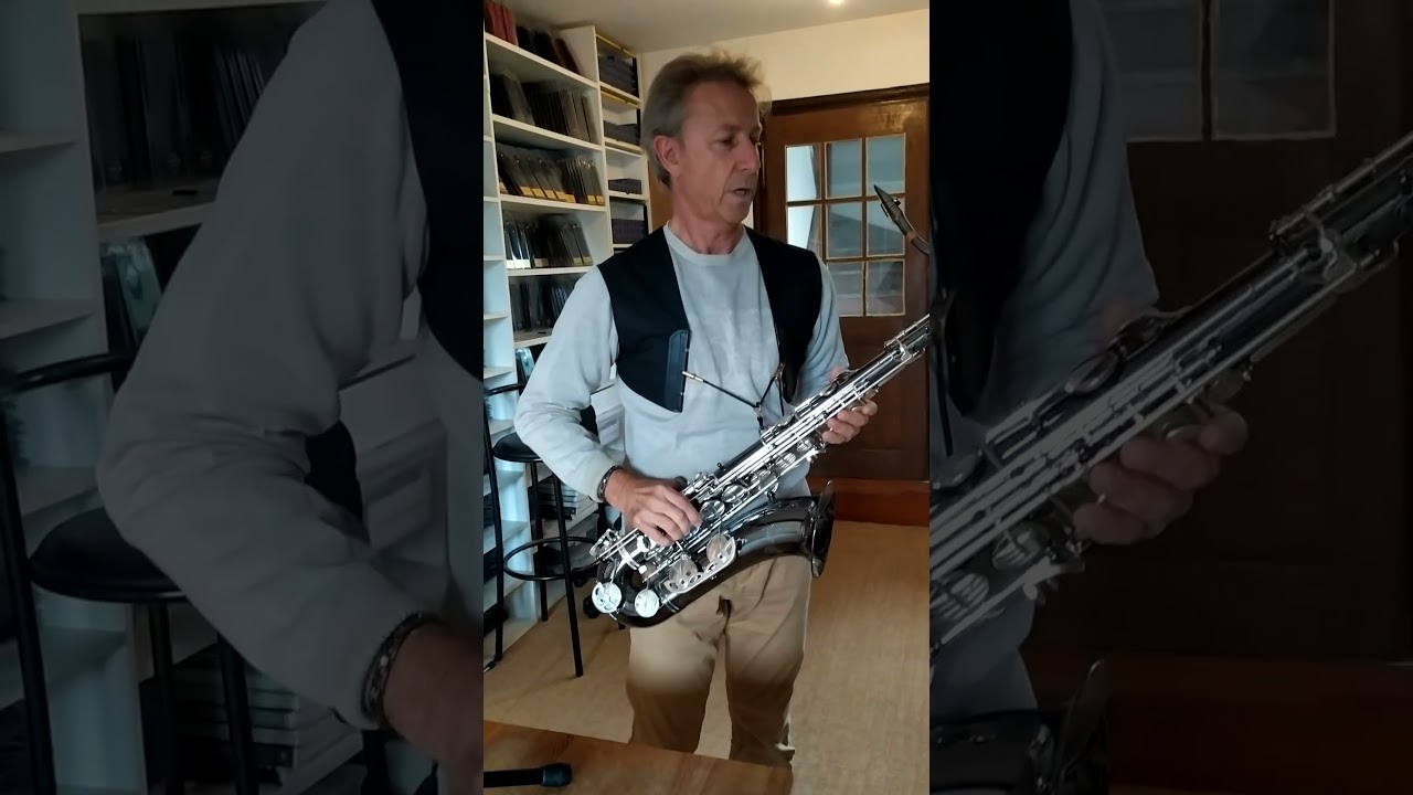 The BOLERO by BRANCHER : an innovative, ergonomic and original luxury harness for saxophone players