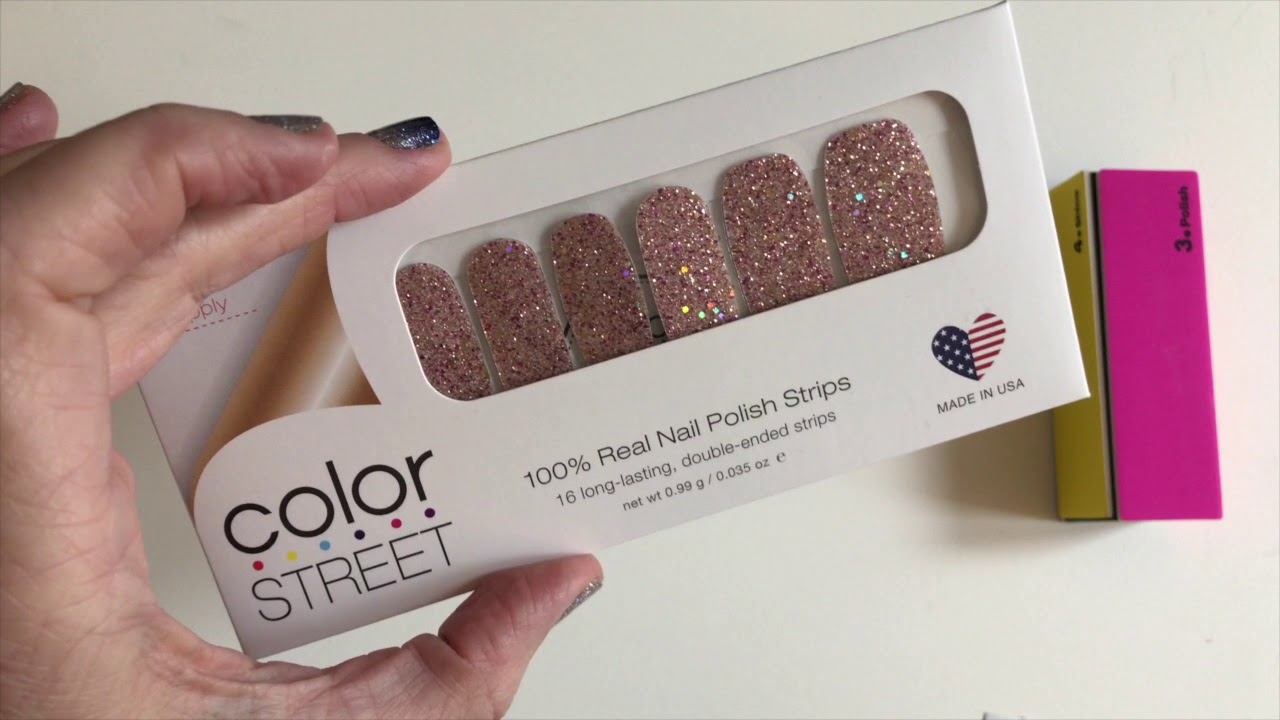 Applying Color Street Nail Strips YouTube