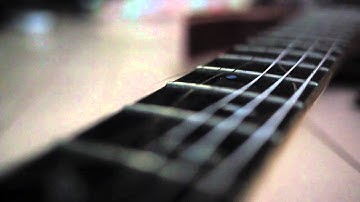 Guitar Strings Taken by Rolling Shutter Effect