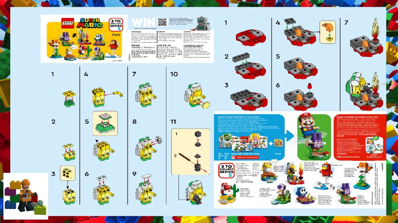 LEGO instructions - Super Mario - 71410 - Hammer Bro - YouTube