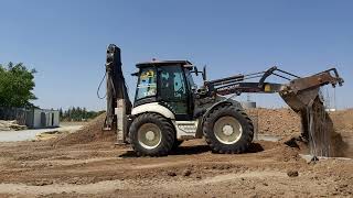 Hidromek 102S Maestro Temel Dolgusu Hmk Backhoeloader Retroexcavadora