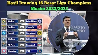 Hasil Drawing 16 Besar Liga Champions Musim 2022/2023 ~ Bayern Munchen vs PSG