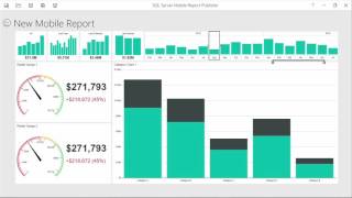 Data Driven  SQL Server 2016 Design mobile reports SQL Server Mobile Report Publisher