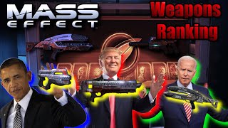 Obama, Trump, and Biden Rank Mass Effect 3 Weapons