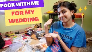 Pack With Me for My Wedding | Tamil mallu couple
