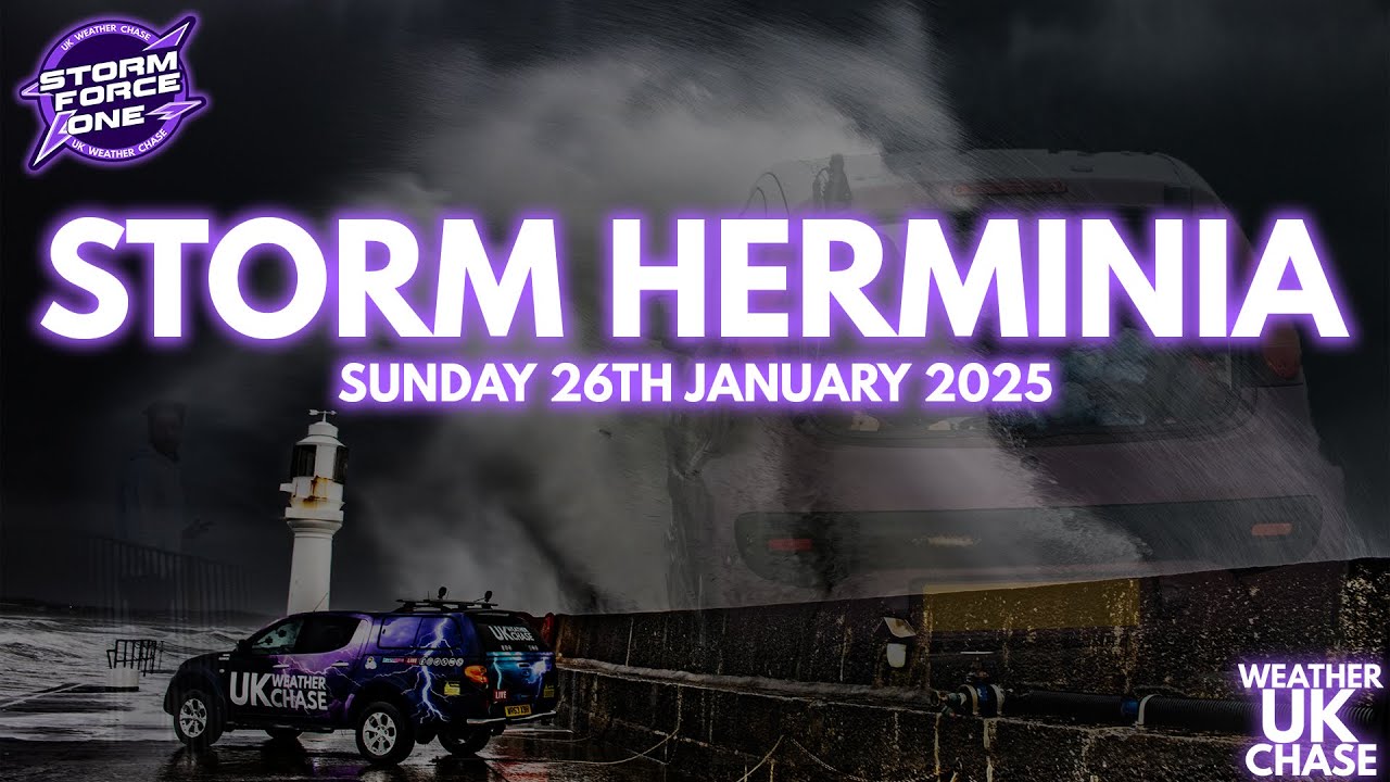 STORM HERMINIA (FULL VIDEO COMING SOON) including Emergency rescue evacuation - Sunday 26th Jan 2025