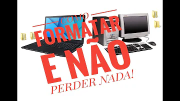 Como formatar o PC e não perder os programas instalados?