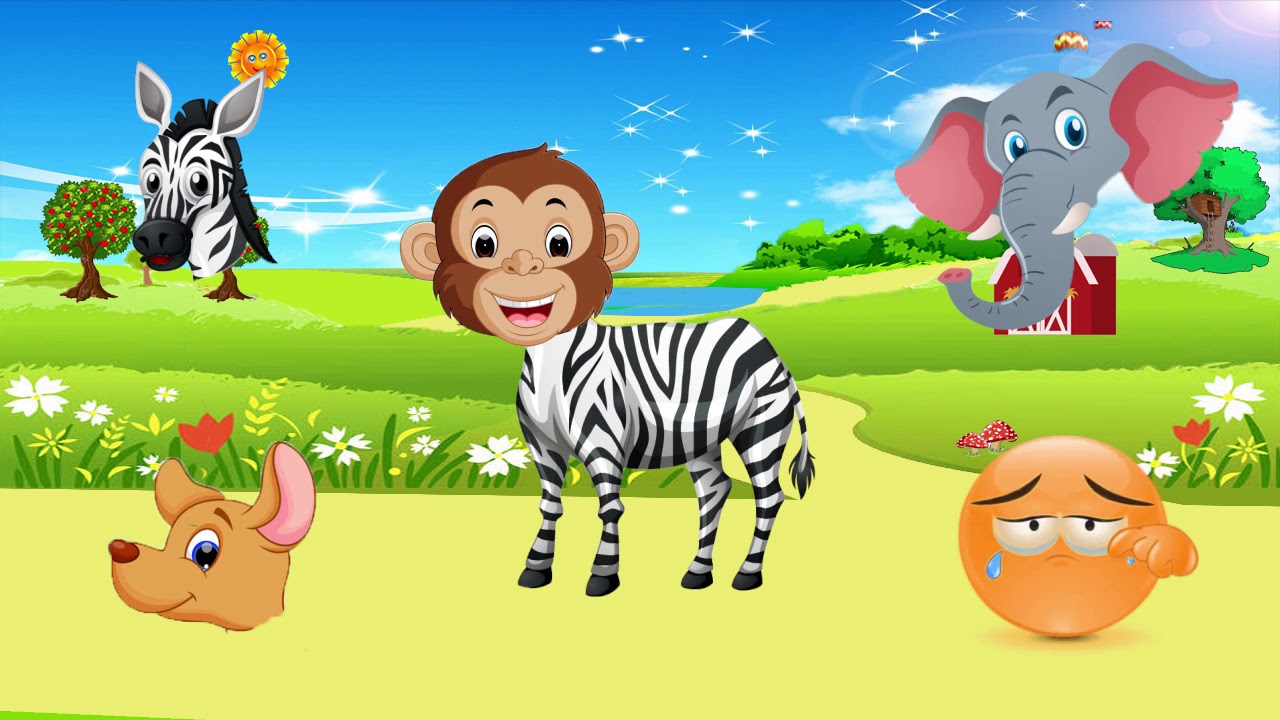 Детские видео животных. Звуки животных для малышей. Малыш учит животных.