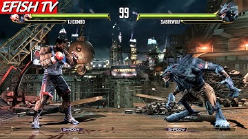 TJ Combo vs Sabrewulf (Very Hard) - Killer Instinct