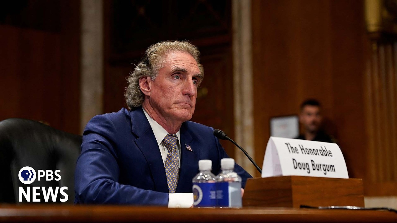 WATCH LIVE: Burgum testifies on Interior Department budget as Reflecting Pool painting costs soar
