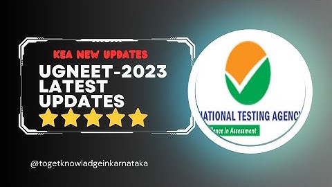 UG neet 2023 new updates for registeration process