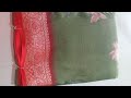 Moonga garget sarees with kanchi boarder