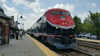 Inaugural Amtrak Borealis train #1333 arrives and departs Glenview! May 21st, 2024