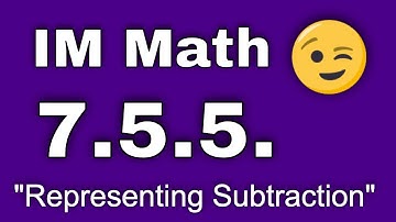 😉 7th Grade, Unit 5, Lesson 5 "Representing Subtraction"  Illustrative Math