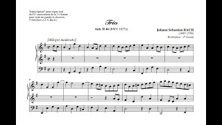 И. С. Бах - Трио для органа Соль-Мажор, BWV 1027а - Питер Джон Харфорд