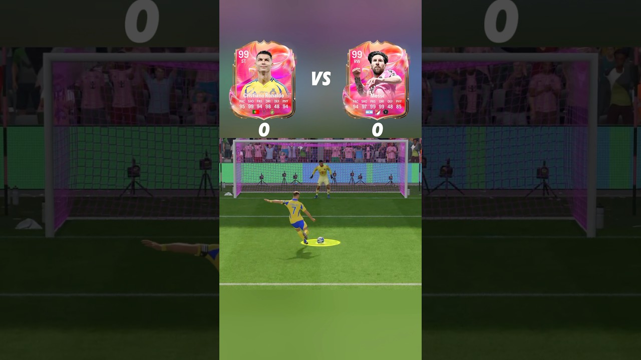 Ronaldo vs Messi head to head showdown FC25 