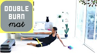 Resistance Band Total Body Workout BARLATES BODY BLITZ Double Burn Mat