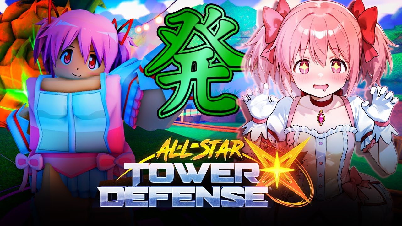 Демонстрация Genesis Madoka в All Star Tower Defense X Roblox Meduka