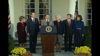 President Reagan's Remarks at a Ceremony for President-Elect George Bush on November 9, 1988
