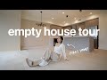 Empty house tour  closing day comparing with friends home upgrades moving in 