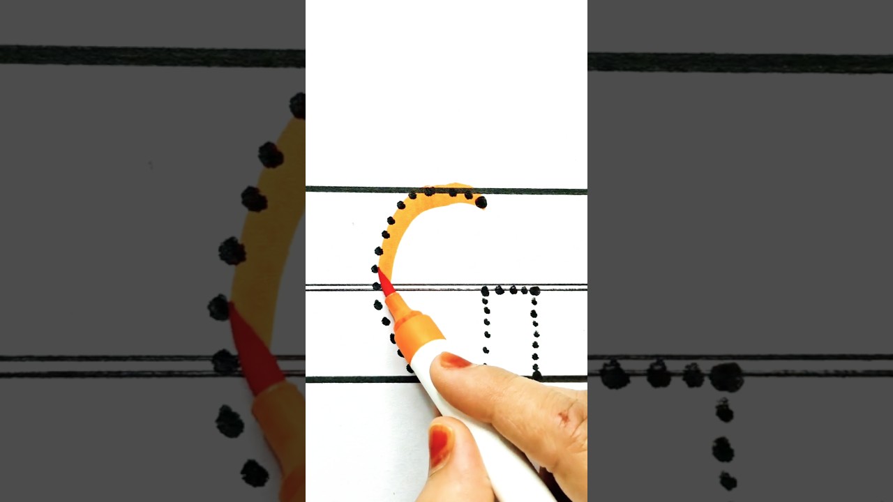 Alphabet G likhne ka Easy Trick ✍️ | Lines & Curve se G Banana Seekho | ABC Lulu TV 