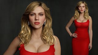 3D Model of Scarlett Johansson