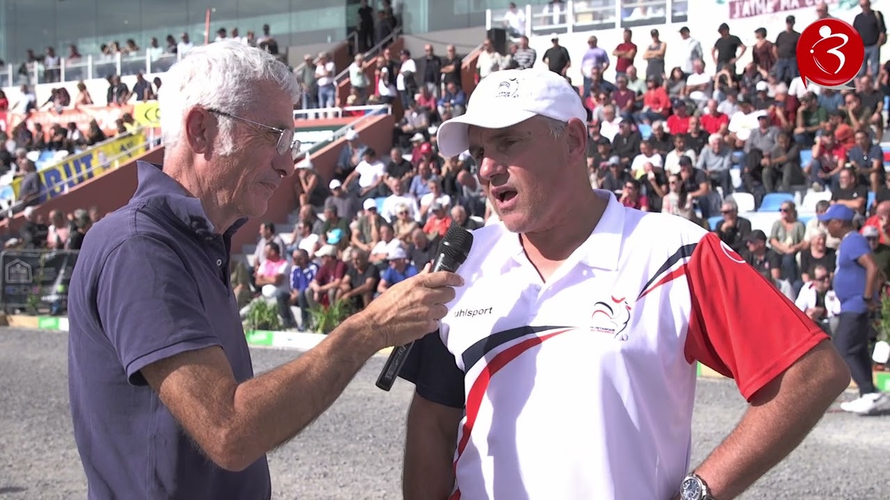 Miniature : Michel LOY avant sa finale de l'Europétanque des Alpes-Maritimes 2024 au micro de Boulistenaute