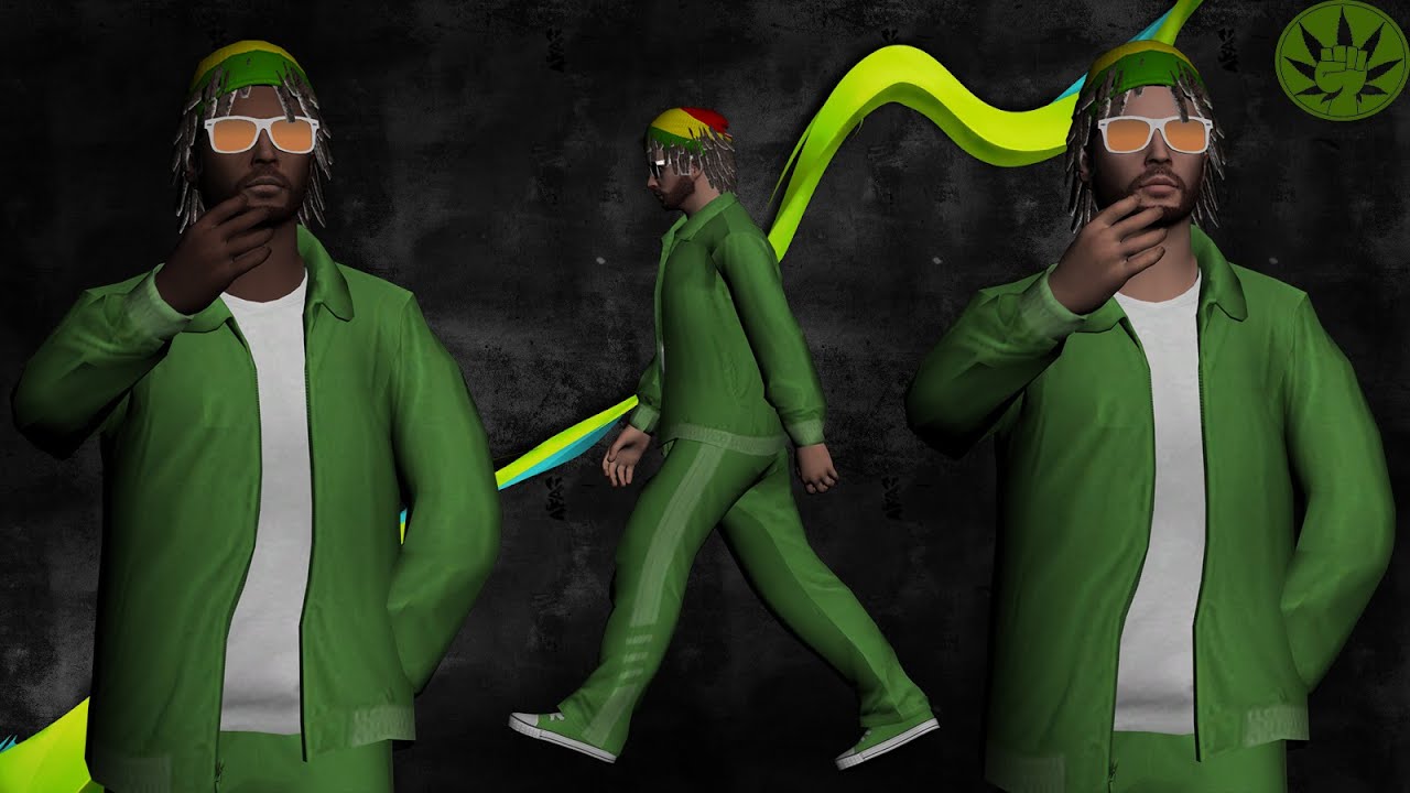 Skins Rastafaris de GTA V Online para GTA San Andreas - YouTube