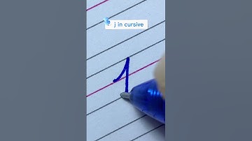 How to write j in cursive #Shorts #english #cursivewriting #handwriting #calligraphy