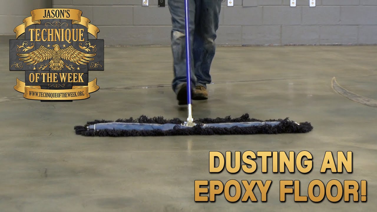 Dust Epoxy Floor With Mop YouTube