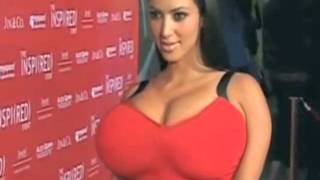 Kim Kardashian Breast Expansion Morph in INSPI(RED) Event