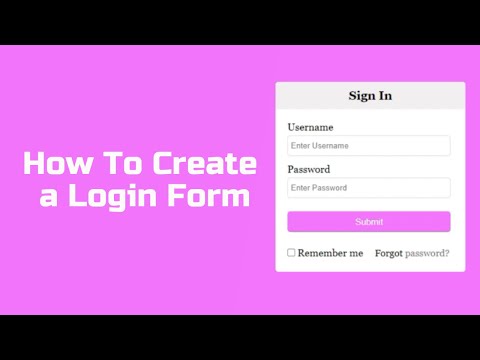How To Create a Login Form #javascript #frontend #animation #loader #loading #css3 #htmlcss #html